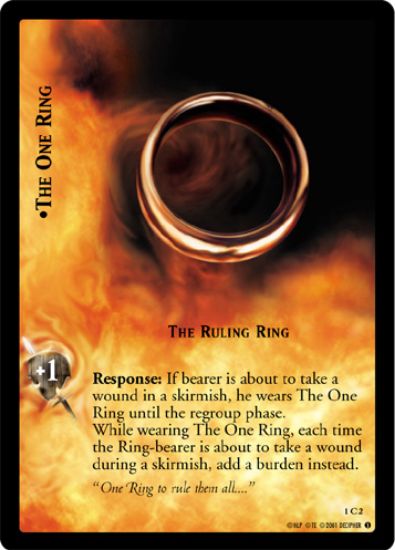 Picture of The One Ring, The Ruling Ring - 1C2